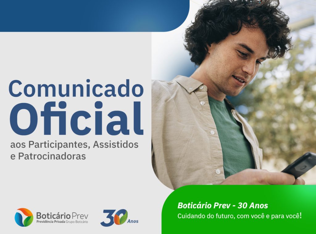 Noticia comunicado aos Participantes